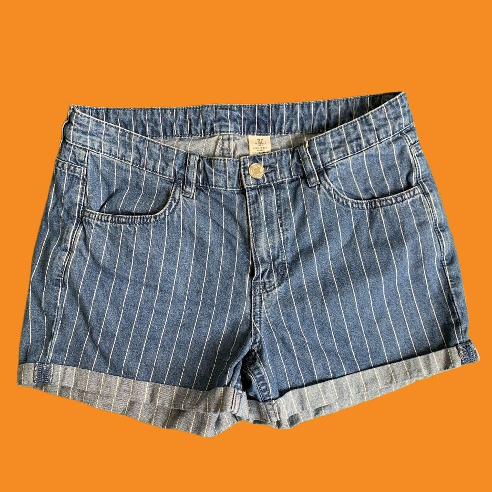 Blue striped Shorts